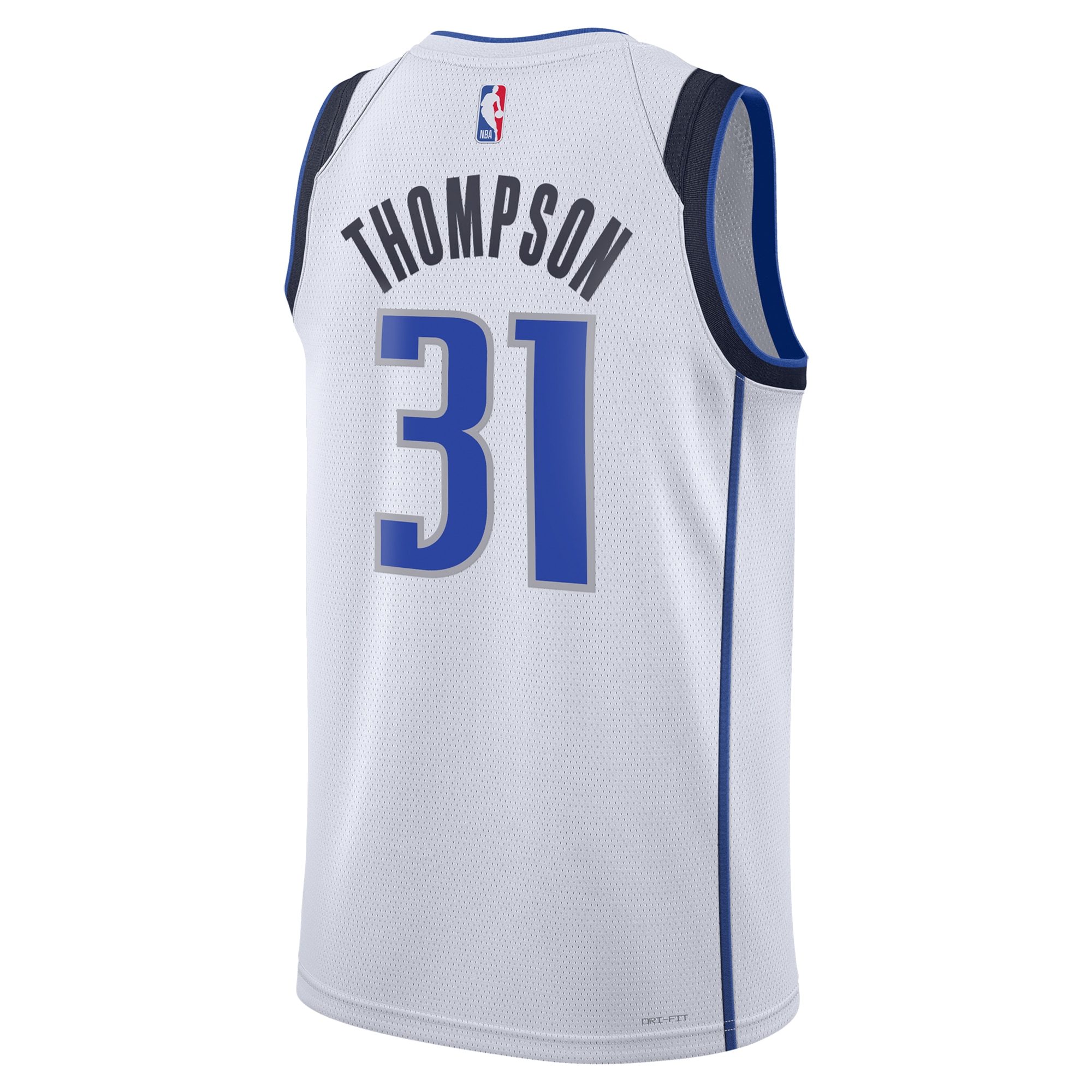 Dallas Mavericks Association Edition Swingman White Klay Thompso Unisex NBA Jersey Unisex