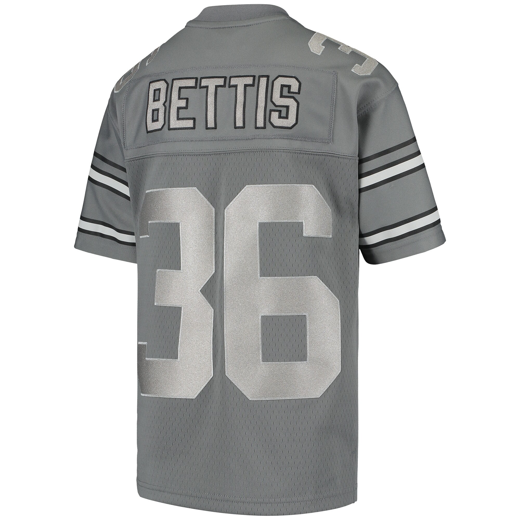 Pittsburgh Steelers Jerome Bettis Mitchell Ness Charcoal 1996 Retired Player Metal NFL Jersey Youth