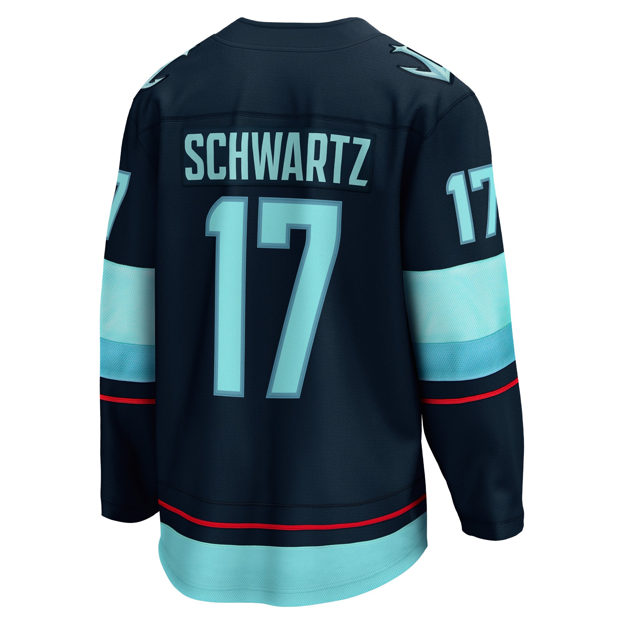 Seattle Kraken Jaden Schwartz Navy Home Breakaway Player NHL Jersey Men's