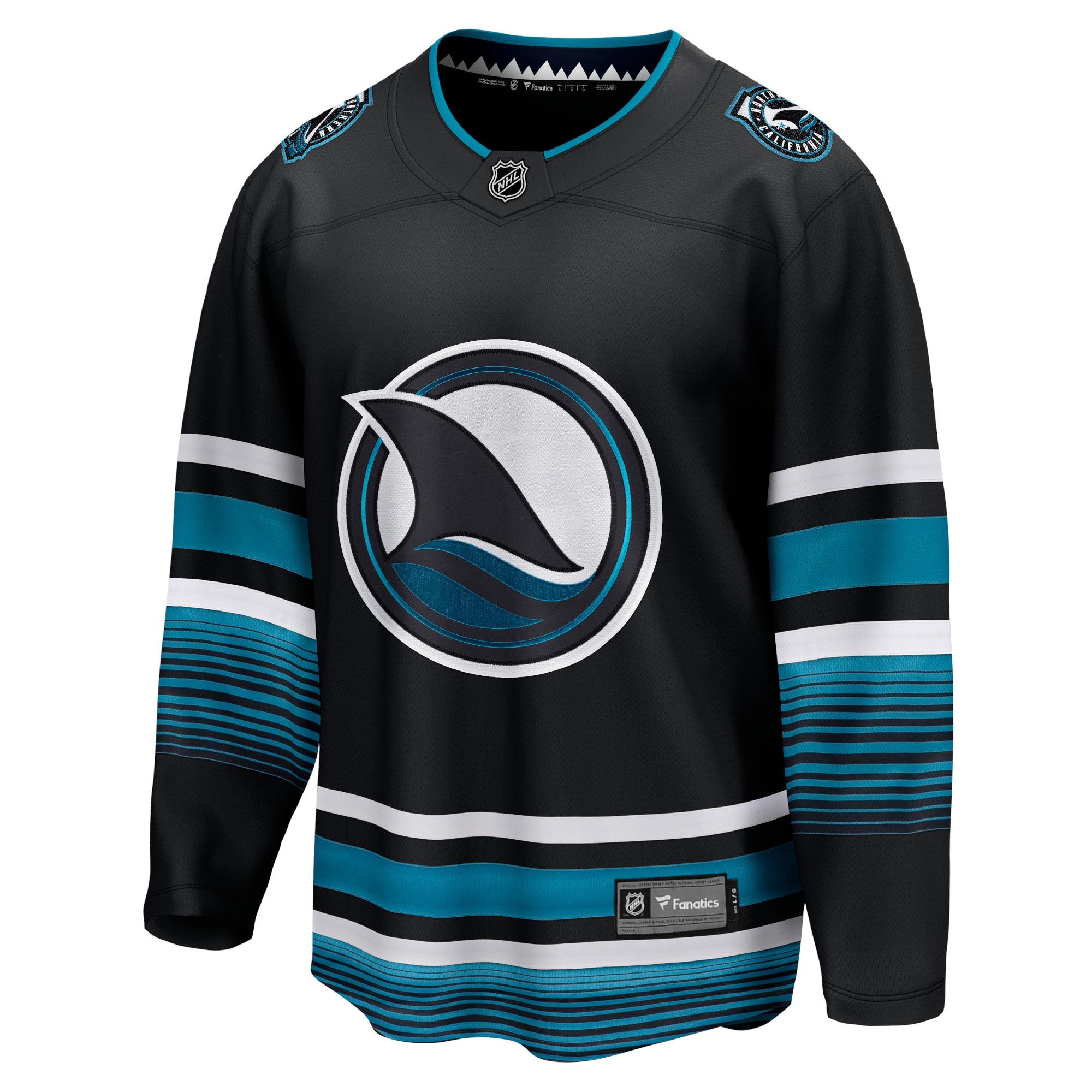 San Jose Sharks Black Alternate Premier Breakaway NHL Jersey Men's