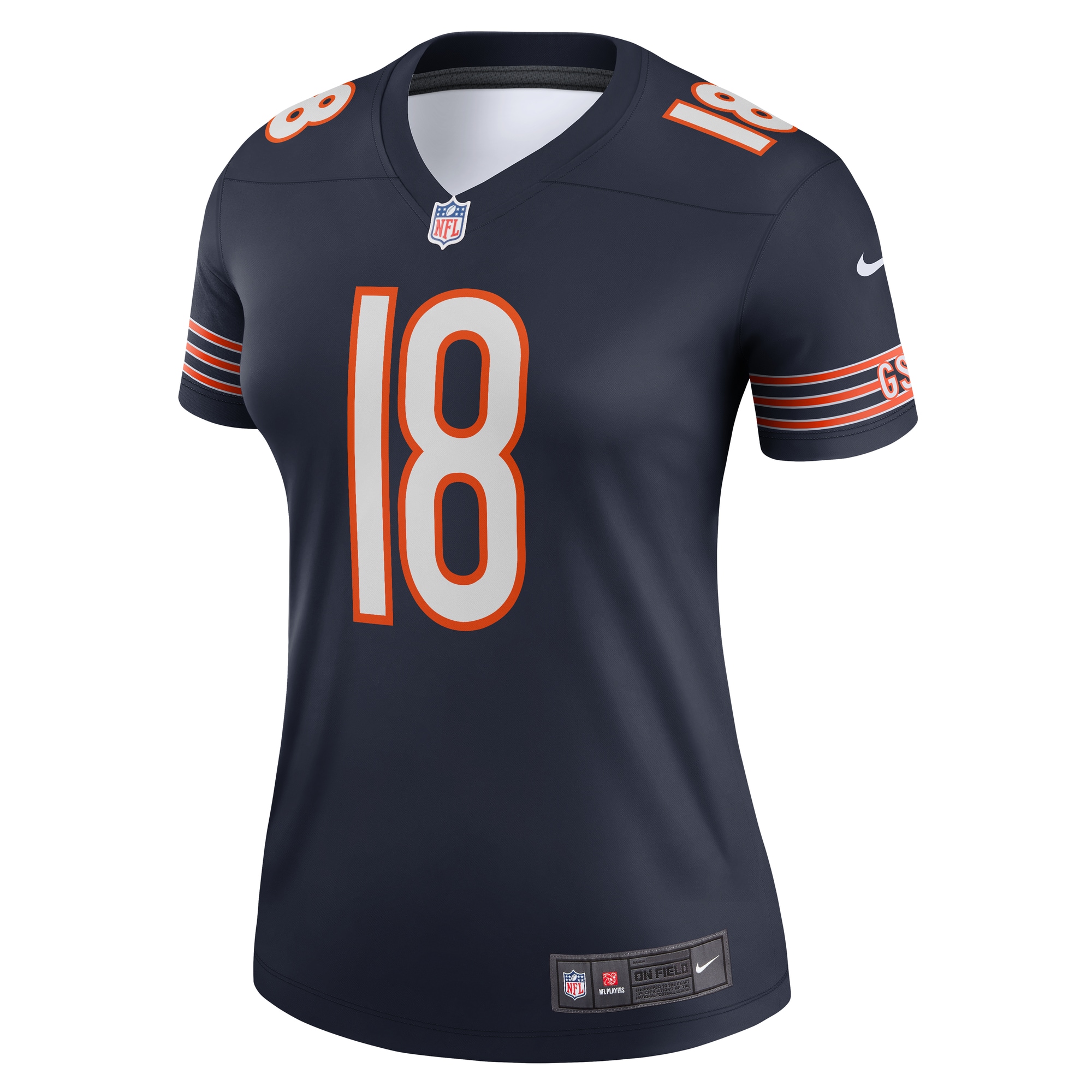 Chicago Bears Caleb Williams Navy Legend Player Performance Top NFL Jersey Women's
