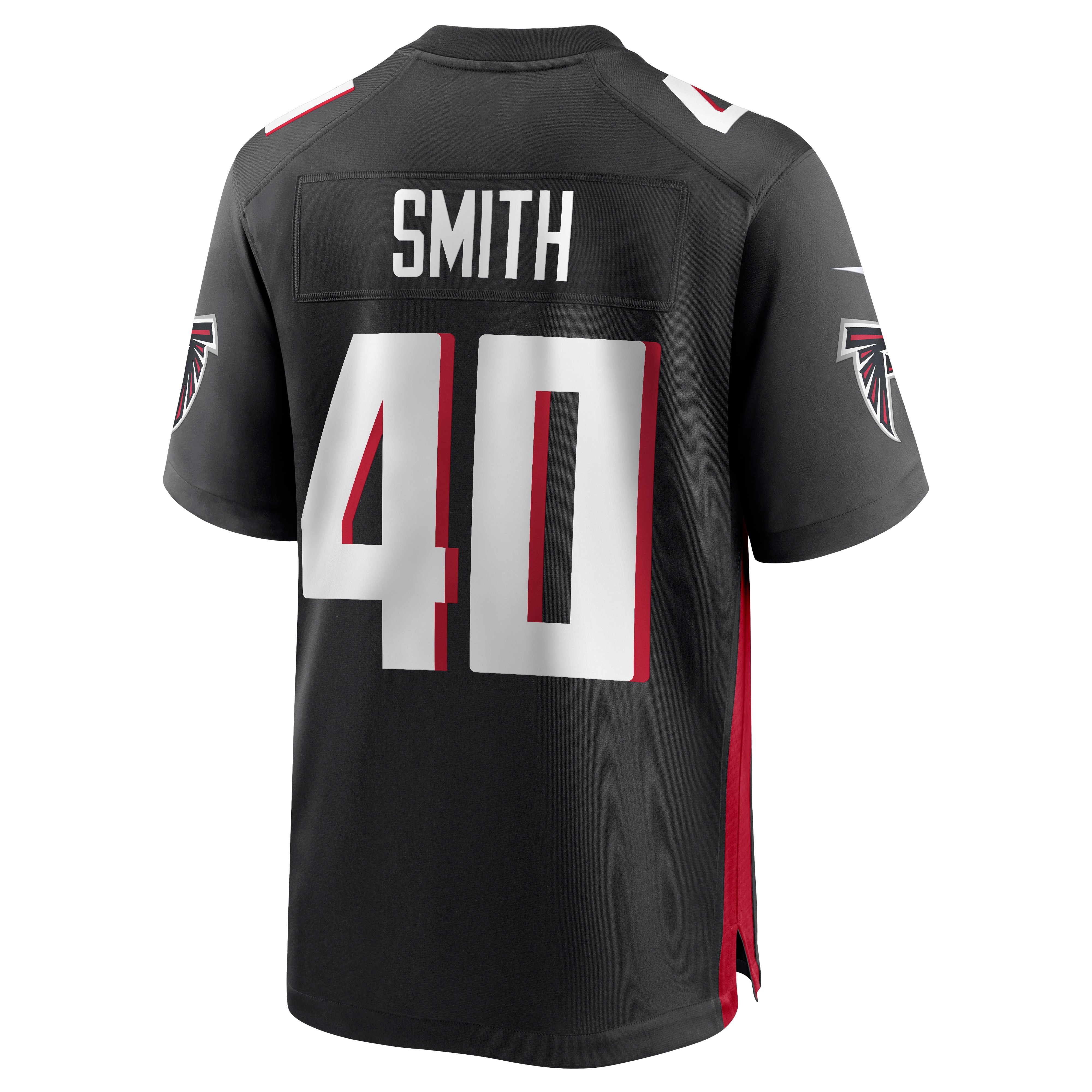 Atlanta Falcons Keith Smith Black Game NFL Jersey Men's