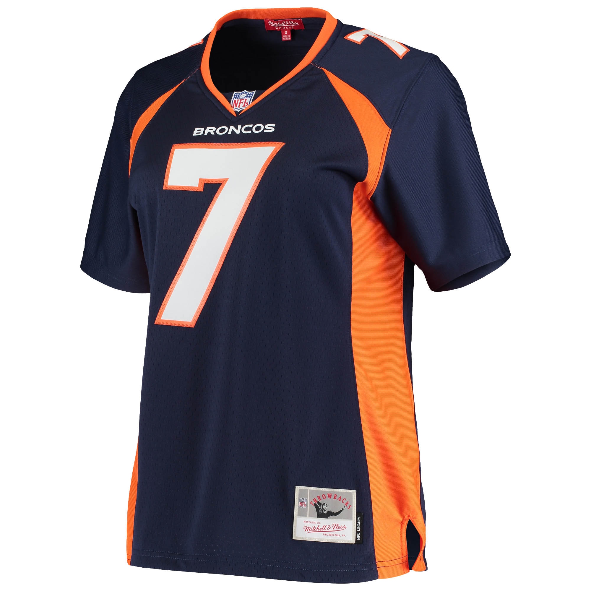 Denver Broncos John Elway Mitchell Ness Navy Legacy Team NFL Jersey Women's