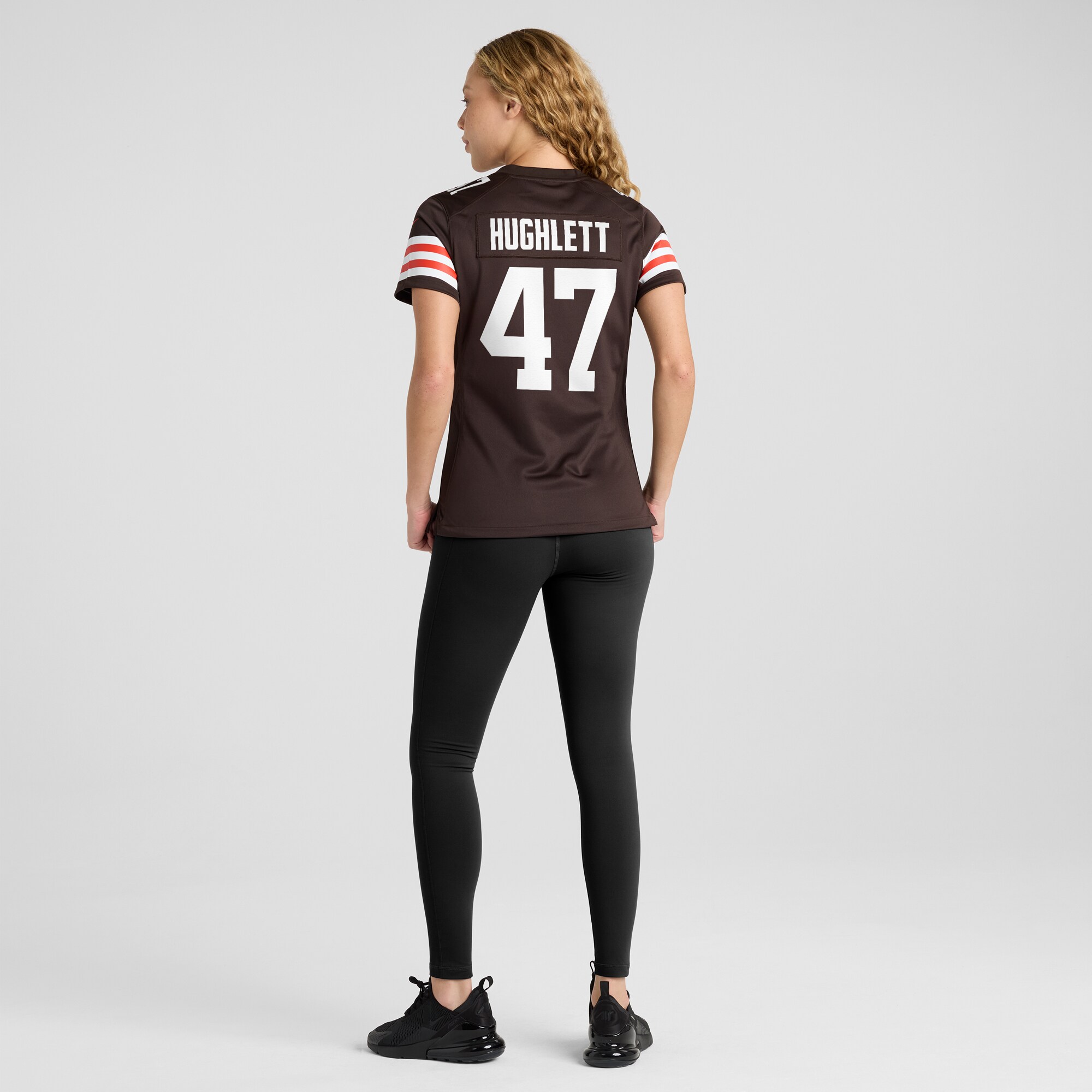 Cleveland Browns Charley Hughlett Brown Game NFL Jersey Women's