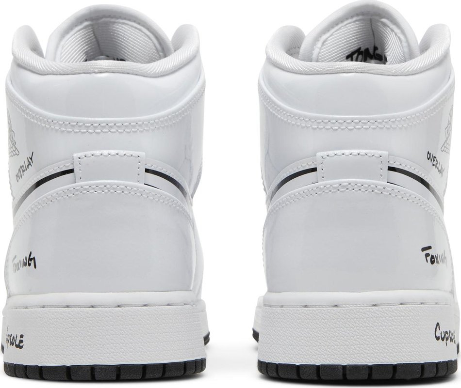 Air Jordan 1 Mid GS Schematic DQ1864-100