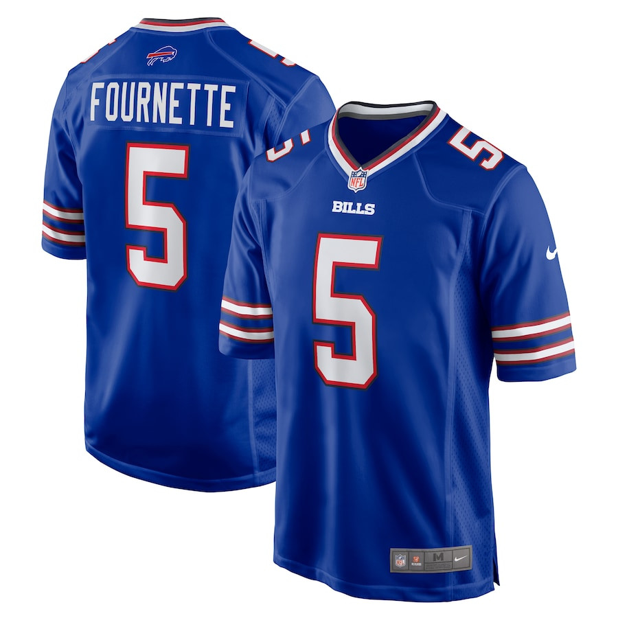 Leonard Fournette 5 Buffalo Bills Game Royal NFL Jersey Men's