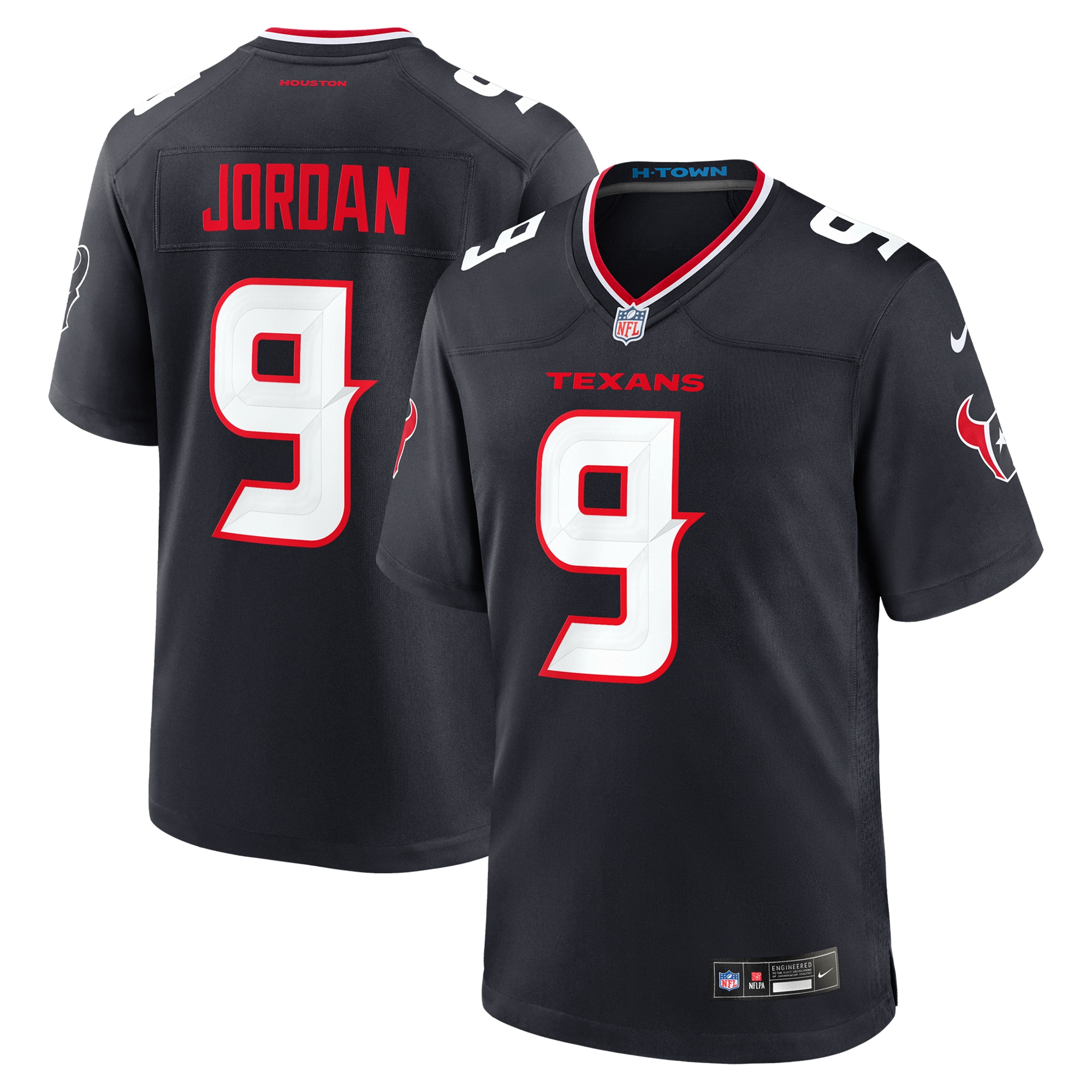 Houston Texans Brevin Navy Team Game NFL Jersey Men's