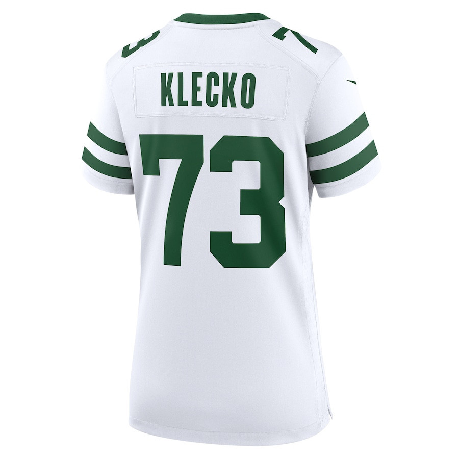 Joe Klecko 73 New York Jets Game Retired Player Women, White NFL Jersey Women's