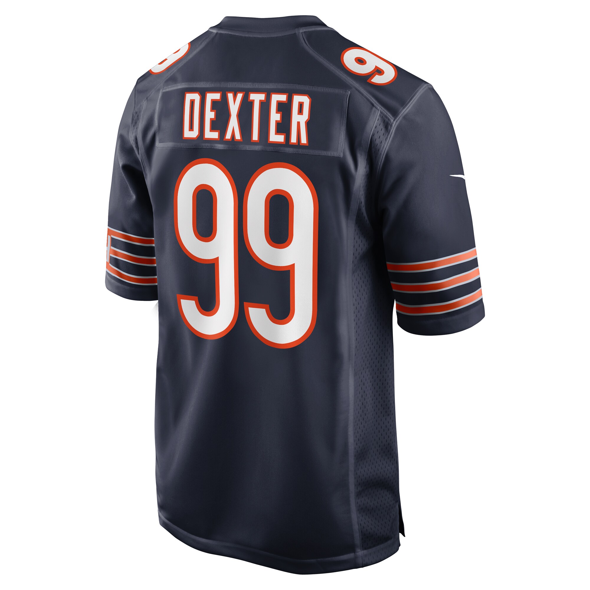 Chicago Bears Gervon Dexter Sr Navy Team Game NFL Jersey Men's