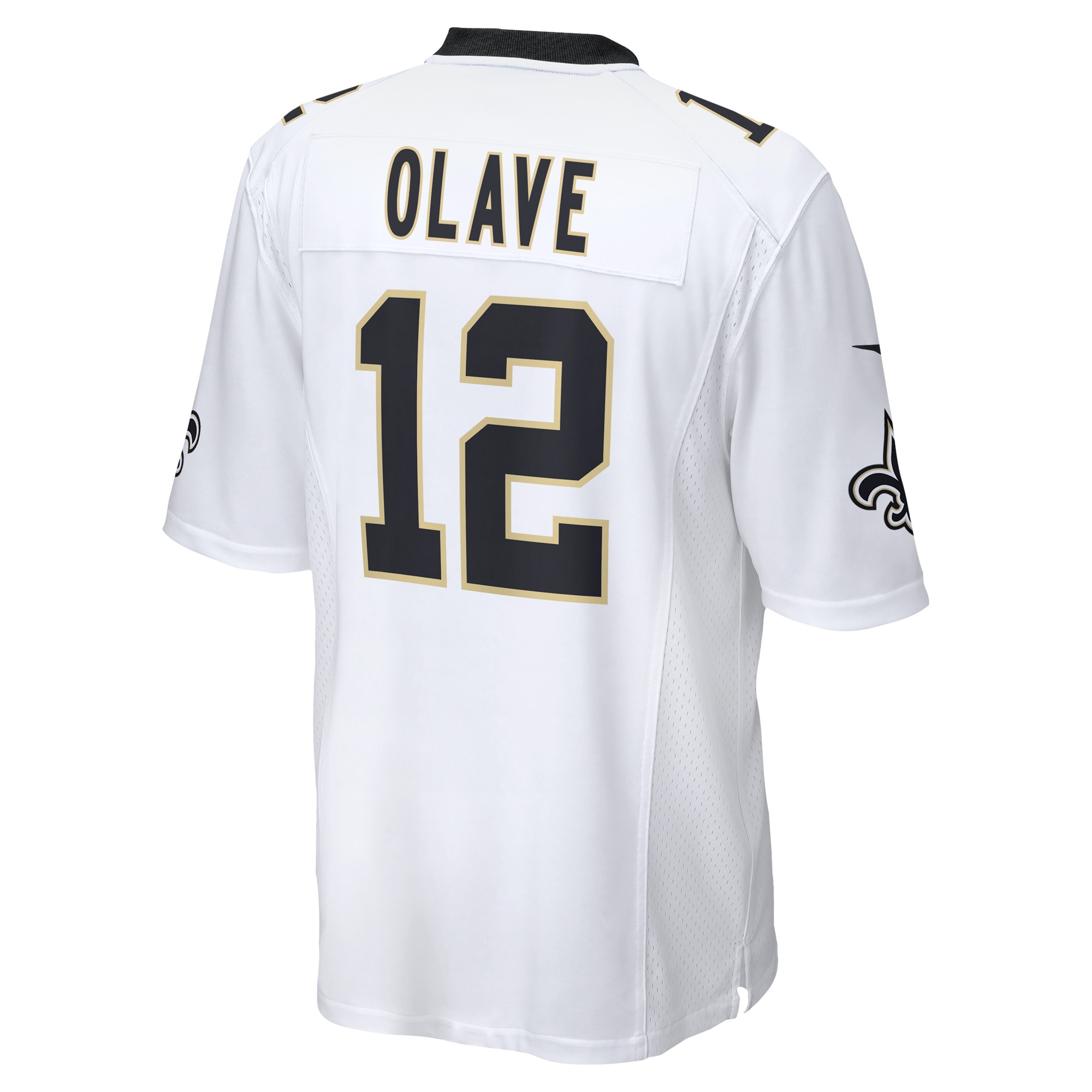New Orleans Saints Chris Olave White Game Player NFL Jersey Men's