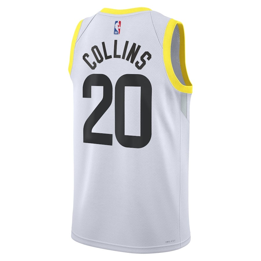 John Collins 20 Utah Jazz Unisex Swingman Association Editio White NBA Jersey Unisex