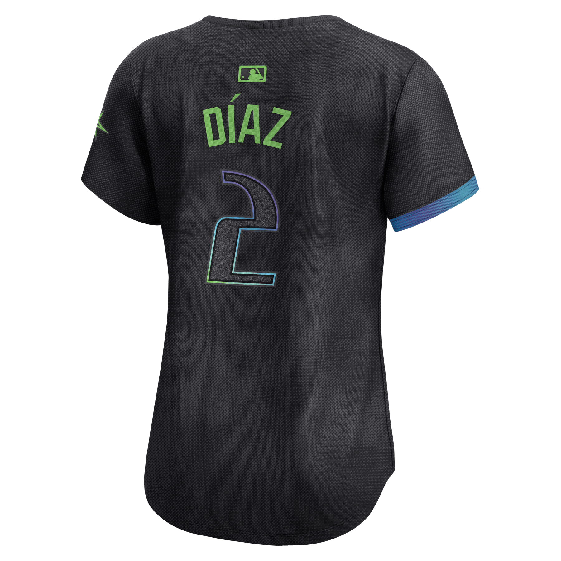 Yandy Diaz 2 Tampa Bay Rays 2024 City Connect Limited Charcoal MLB Jersey Women's