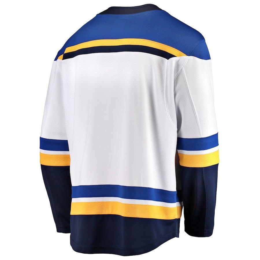 Dalibor Dvorsky #51 St. Louis Blues 2023 Draft Away White NHL Jersey Men's