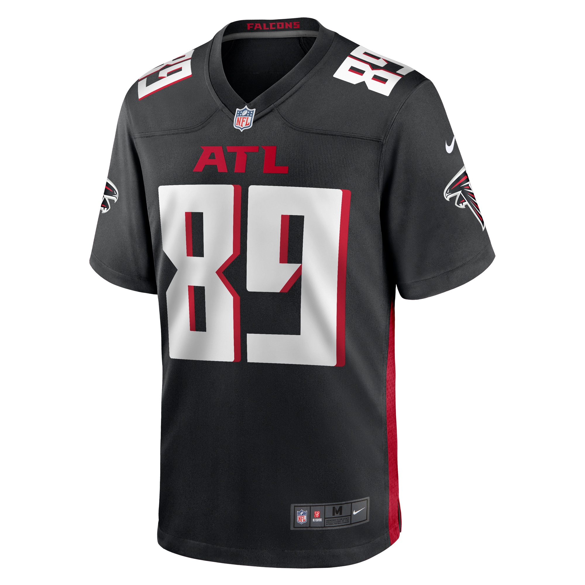 Atlanta Falcons Charlie Woerner Black Game NFL Jersey Men's