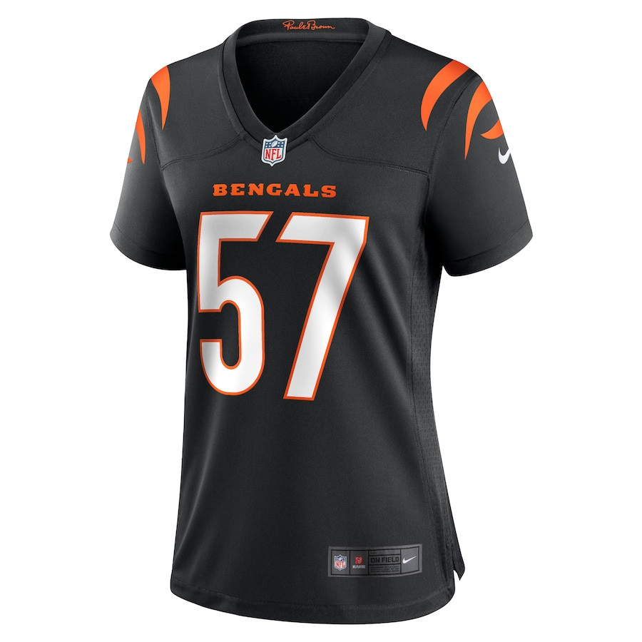 Germaine Pratt 57 Cincinnati Bengals Game Black NFL Jersey Women's