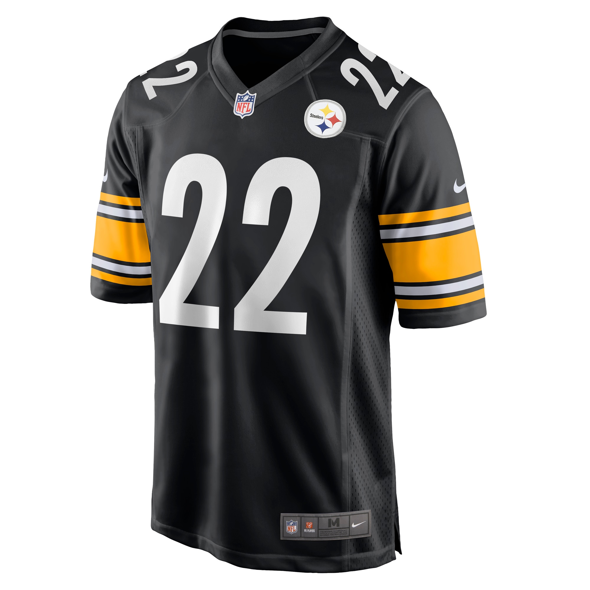 Pittsburgh Steelers Najee Harris Black Game NFL Jersey Men's