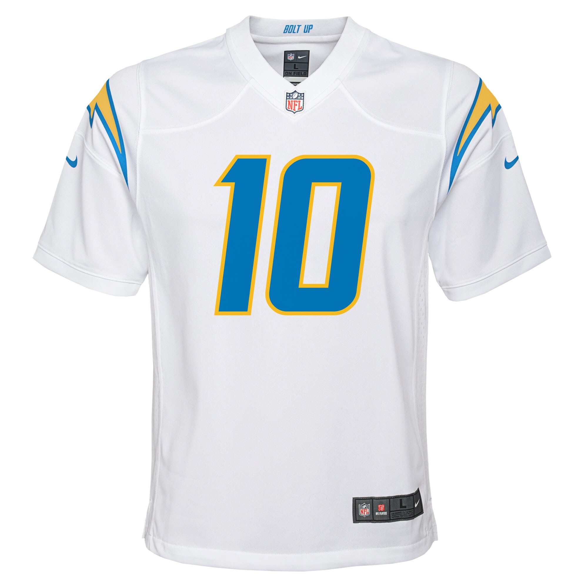 Los Angeles Chargers Justin Herbert White Game NFL Jersey Youth