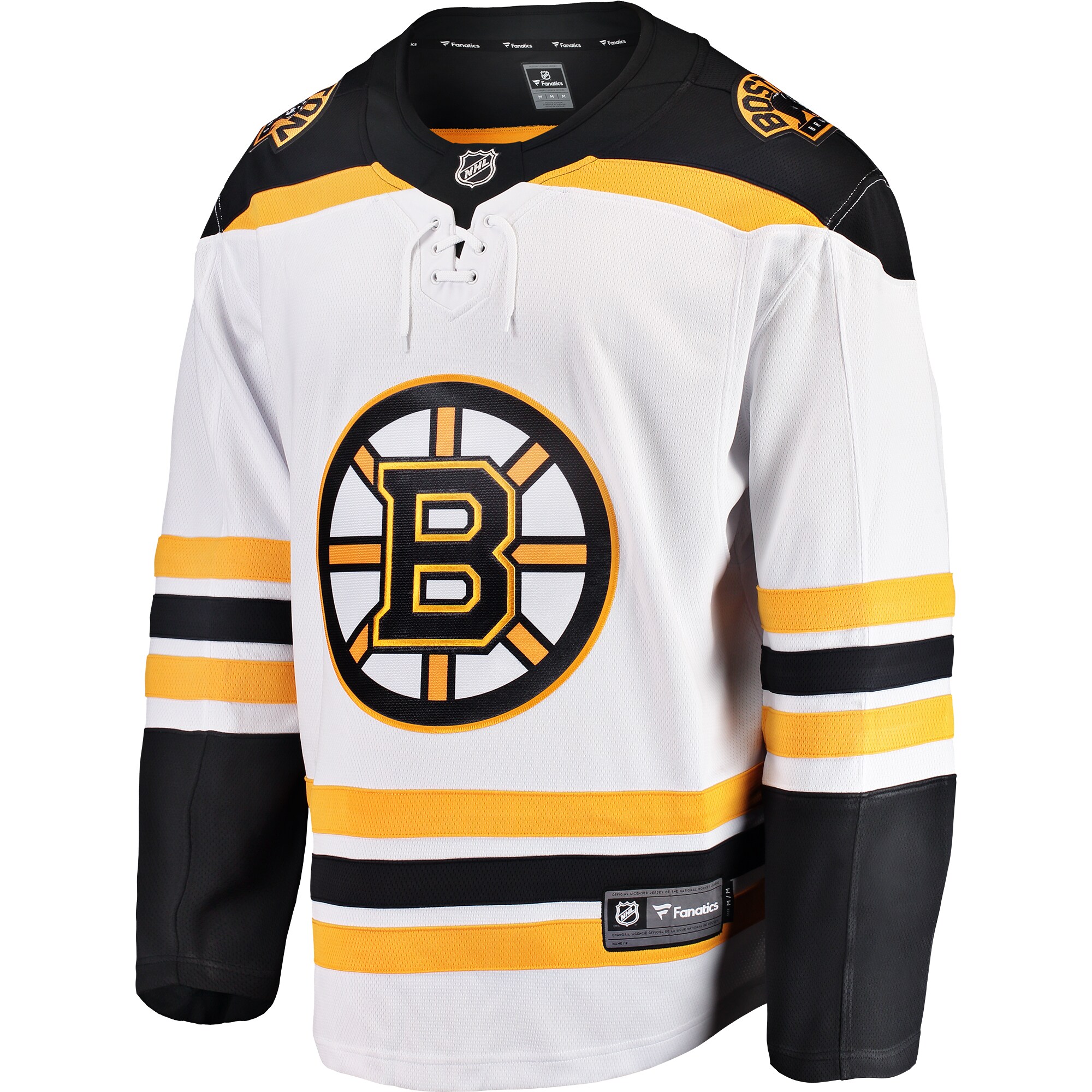Boston Bruins White Away Breakaway NHL Jersey Youth