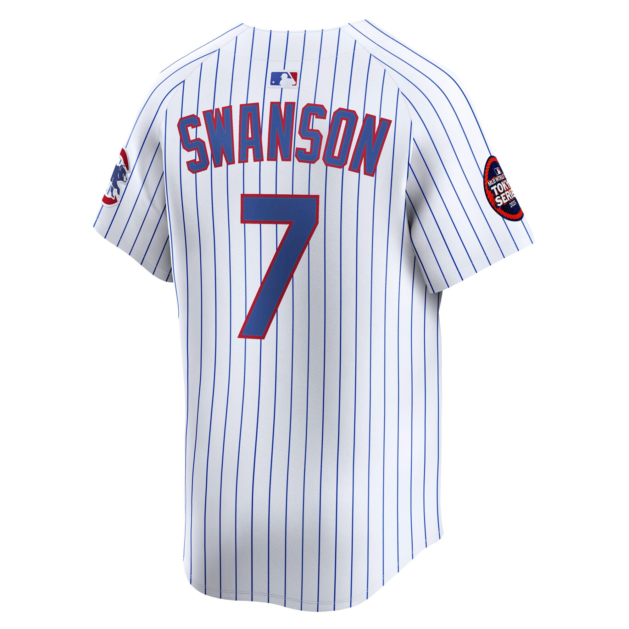 Chicago Cubs Dansby Swanson White 2025 World Tour: Tokyo Series Home Limited Player MLB Jersey Men's