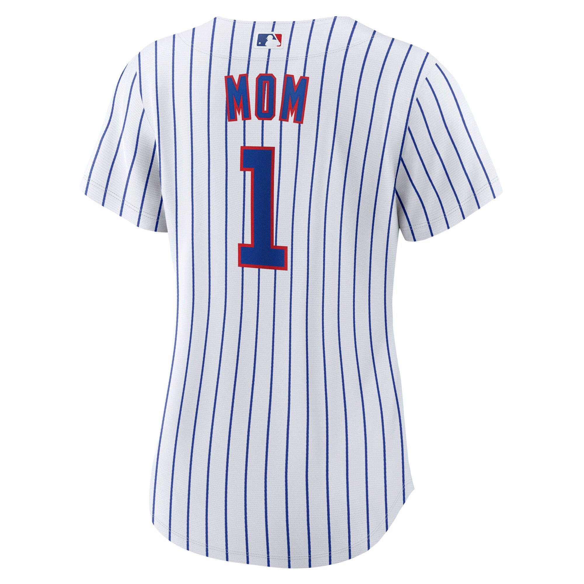 Chicago Cubs White #1 Mom Home MLB Jersey Women's