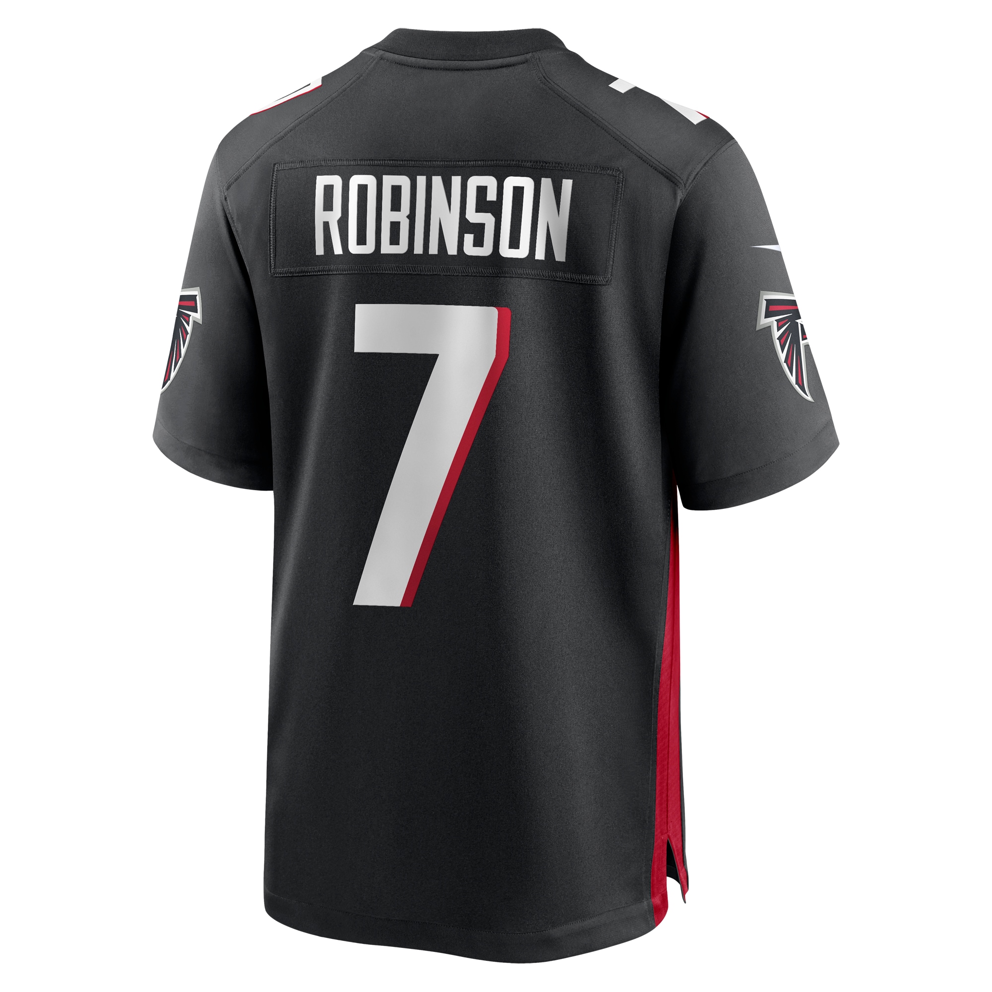 Atlanta Falcons Bijan Robinson Black Game NFL Jersey Men's