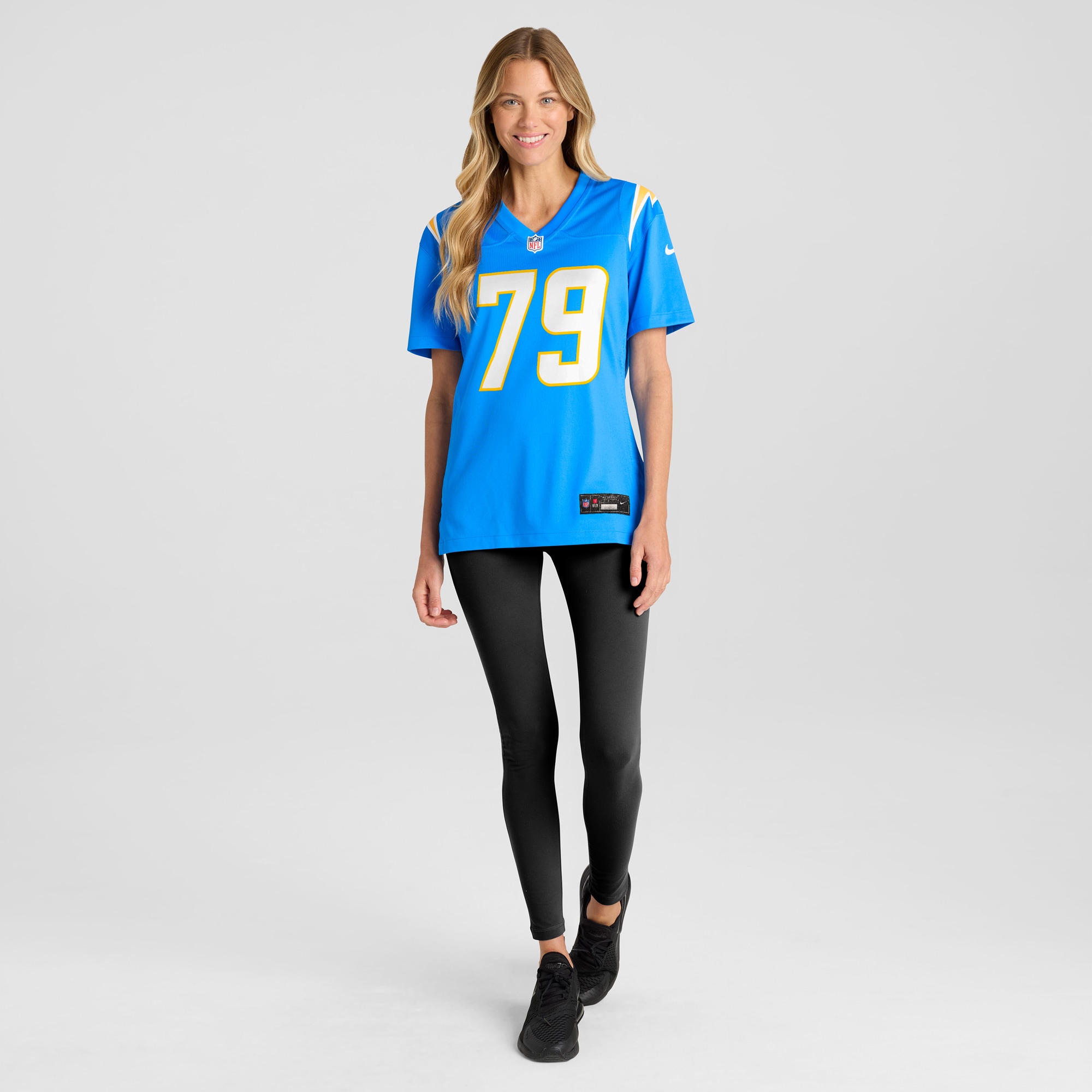 Los Angeles Chargers Trey Pipkins III Powder Blue Game NFL Jersey Women's