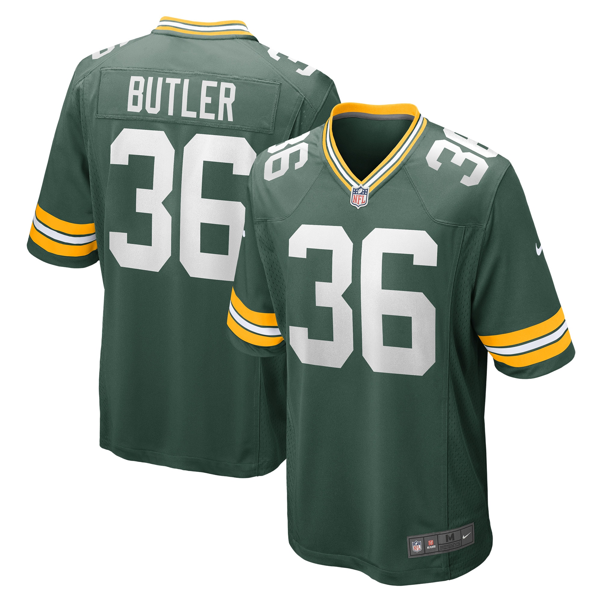 Green Bay Packers LeRoy Butler Green Retired Player Game NFL Jersey Men's