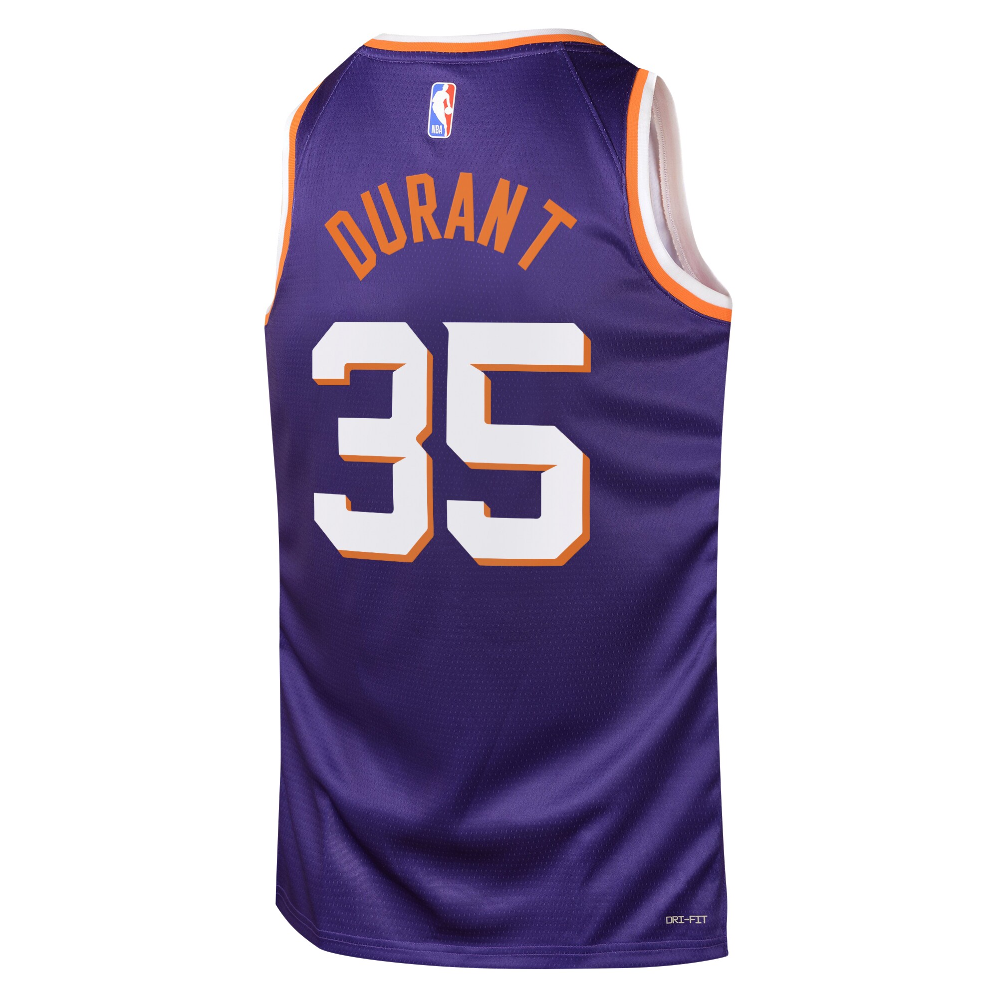 Camiseta Icon Edition Swingman de los Phoenix Suns Purpura Kevin Durant Adolescentes NBA Jersey Men's