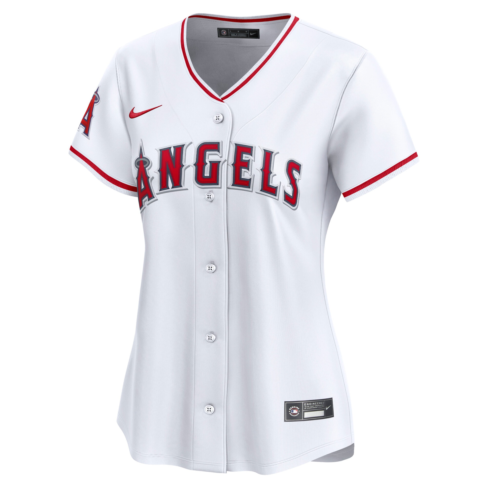 Los Angeles Angels White Home Limited MLB Jersey Women's