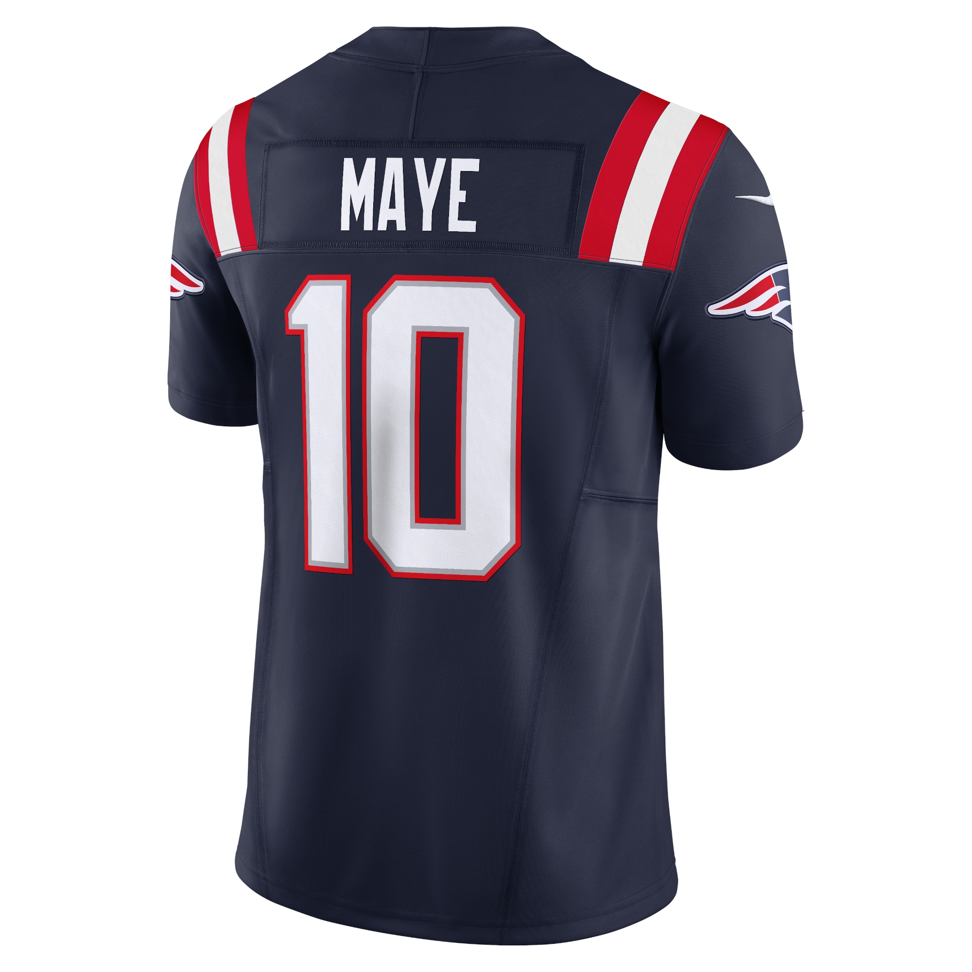 New England Patriots Drake Maye Navy Vapor F.U.S.E. Limited NFL Jersey Men's
