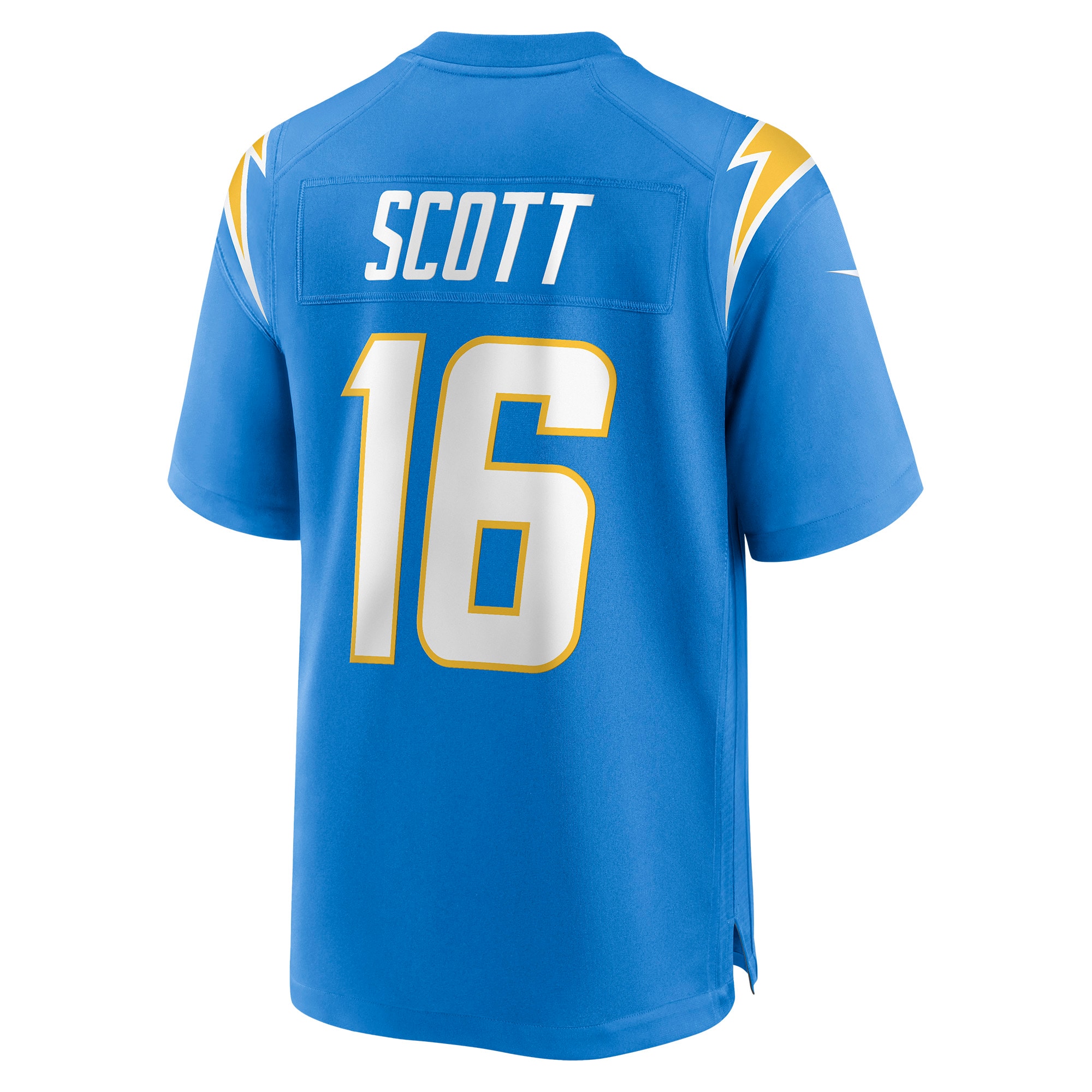Los Angeles Chargers JK Scott Powder Blue Game NFL Jersey Men's