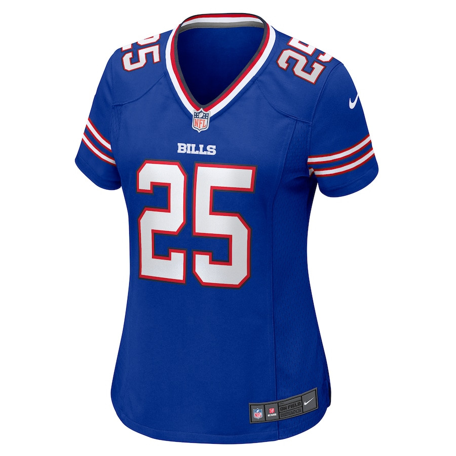 Daequan Hardy 25 Buffalo Bills Game Royal NFL Jersey Women's