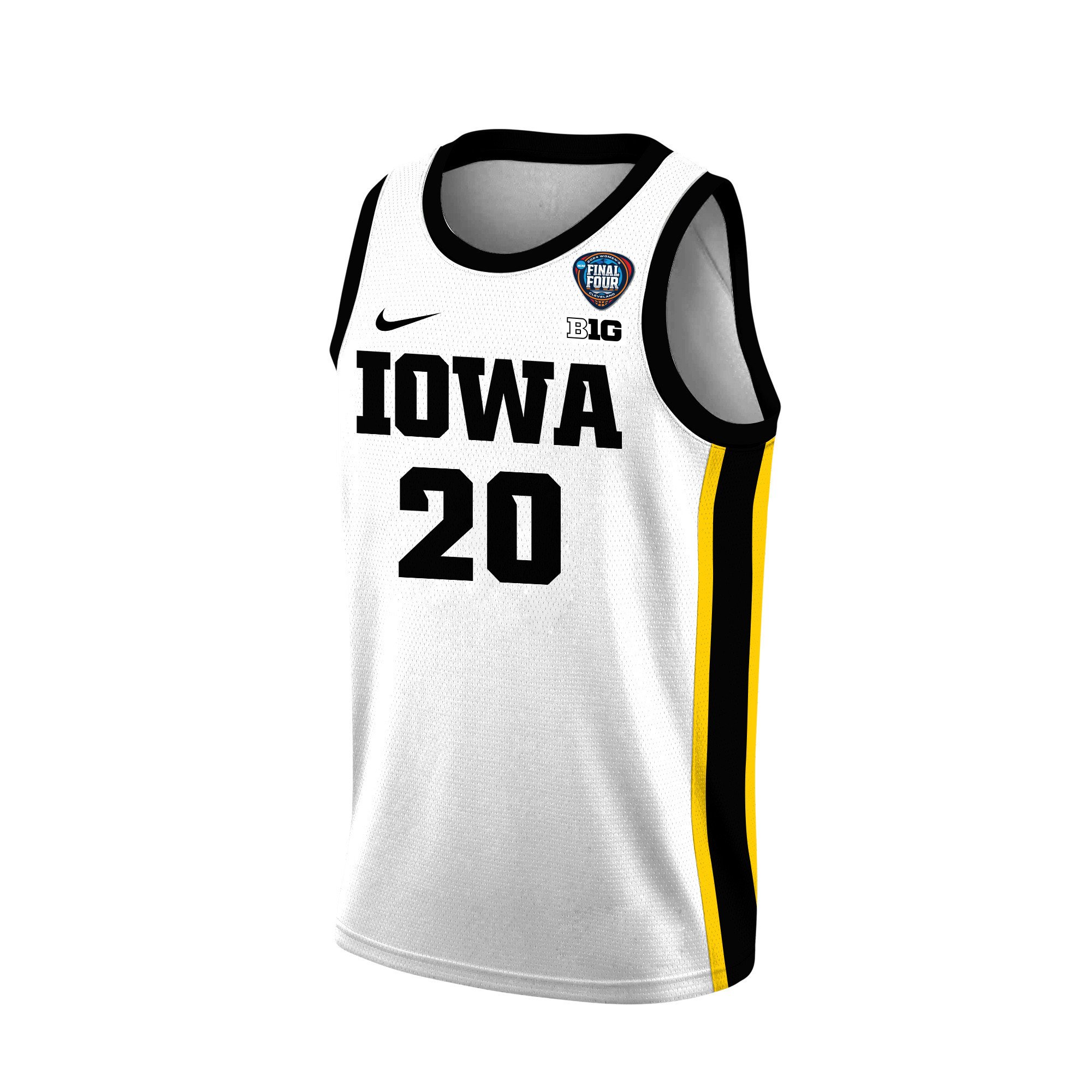 Kate Martin 20 Iowa Hawkeyes 2024 Final Four Patch Unisex NCAA Jersey Unisex