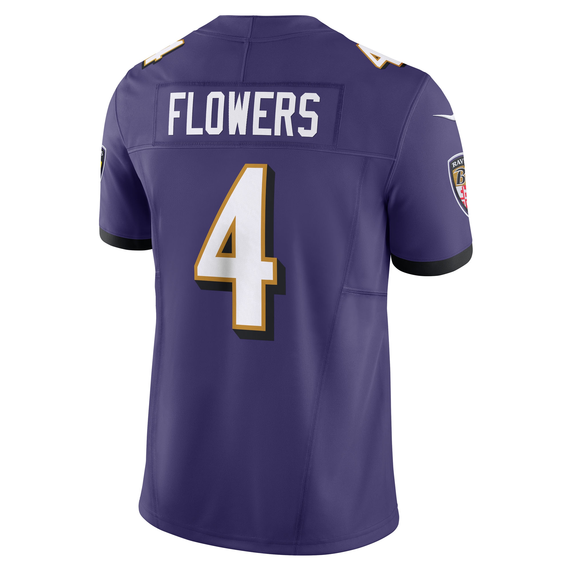 Baltimore Ravens Zay Flowers Purple Vapor F.U.S.E. Limited NFL Jersey Men's