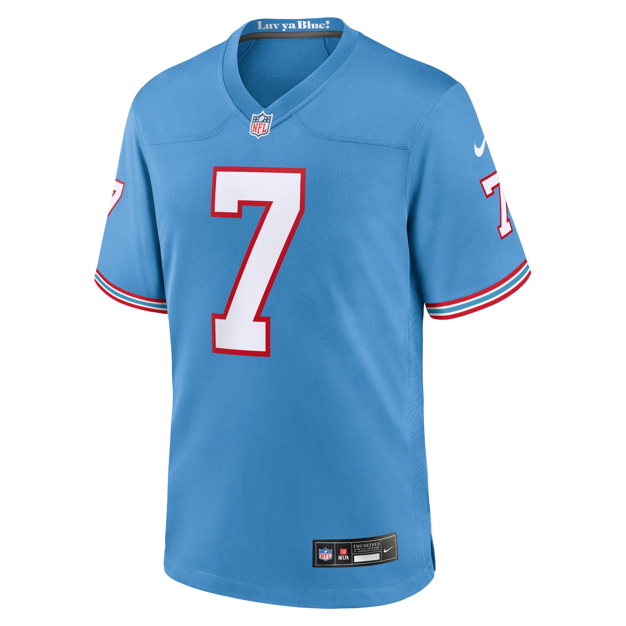 Tennessee Titans Malik Willis Light Blue Game NFL Jersey Youth