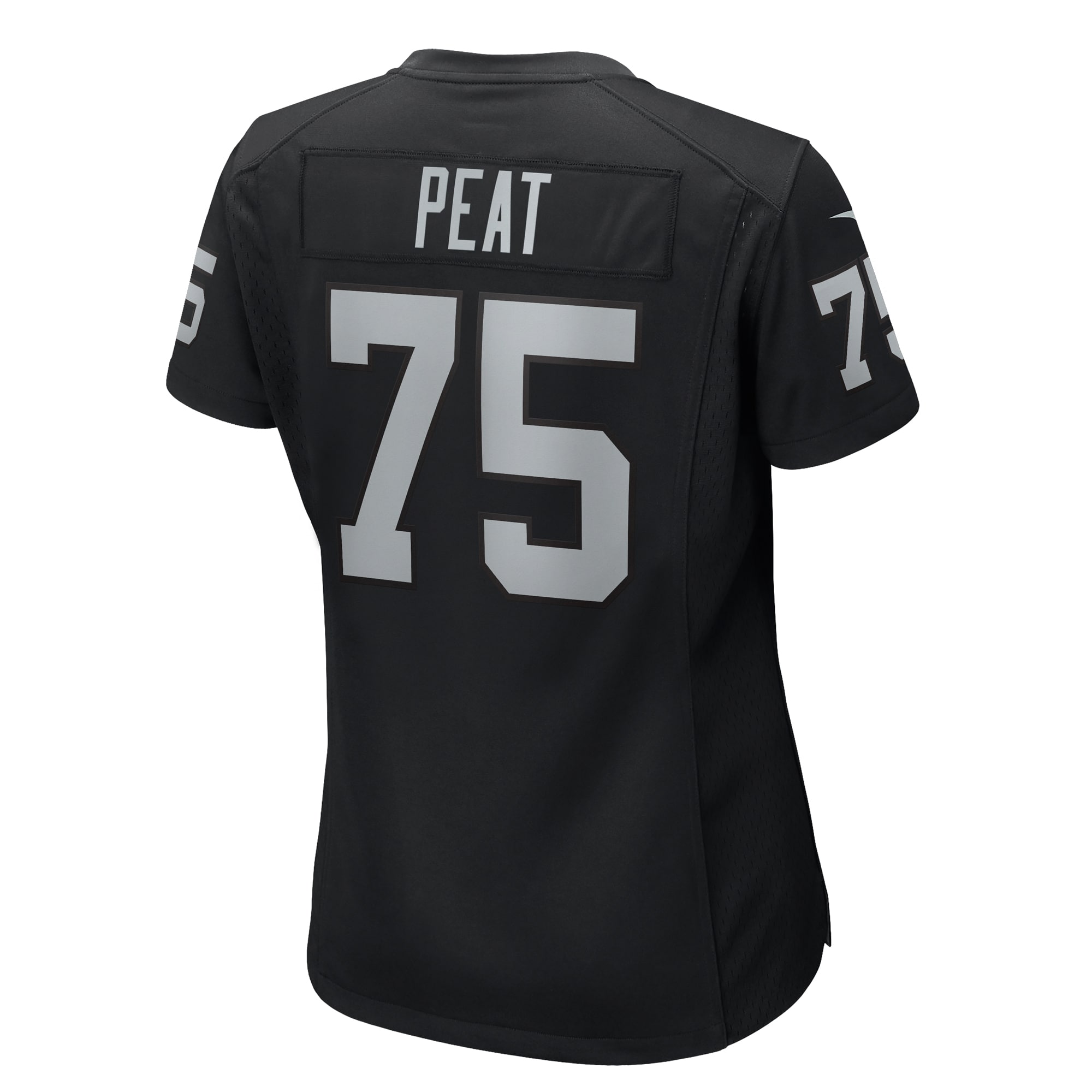 Las Vegas Raiders Andrus Peat Black Game NFL Jersey Women's