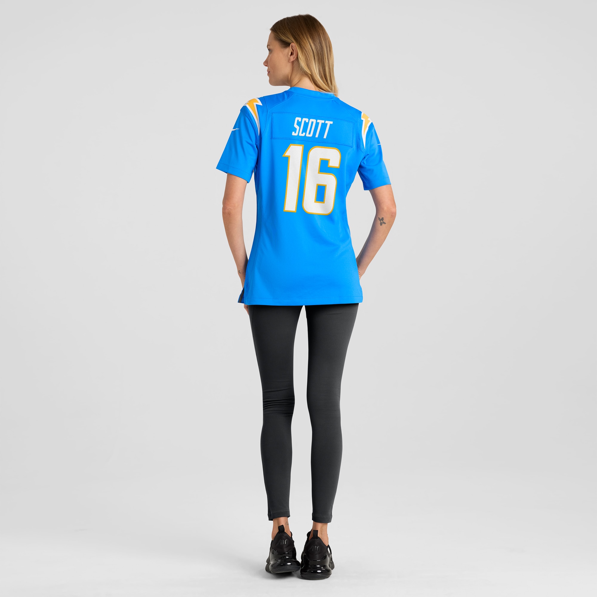 Los Angeles Chargers JK Scott Powder Blue Game NFL Jersey Women's