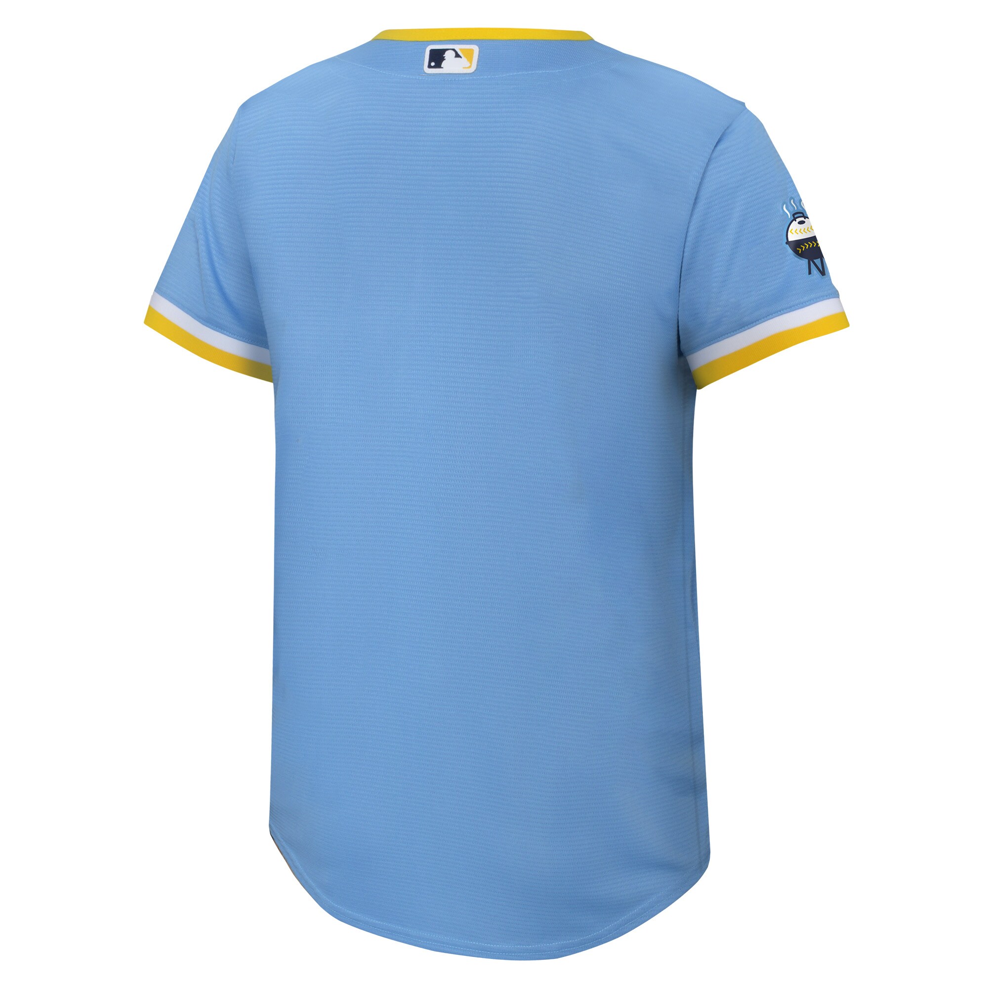 Preschool Milwaukee Brewers Christian Yelich Powder Blue City Connect Player MLB Jersey Men's