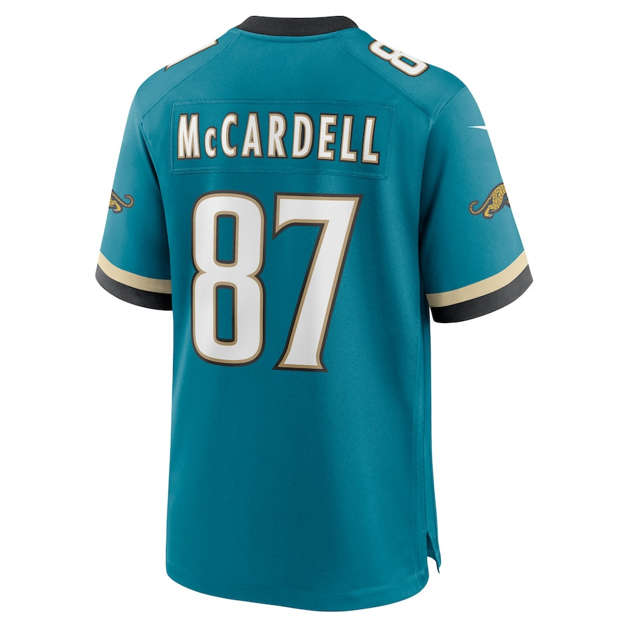 Keenan McCardell 87 Jacksonville Jaguars Prowler Throwback Player Game Teal NFL Jersey Men's