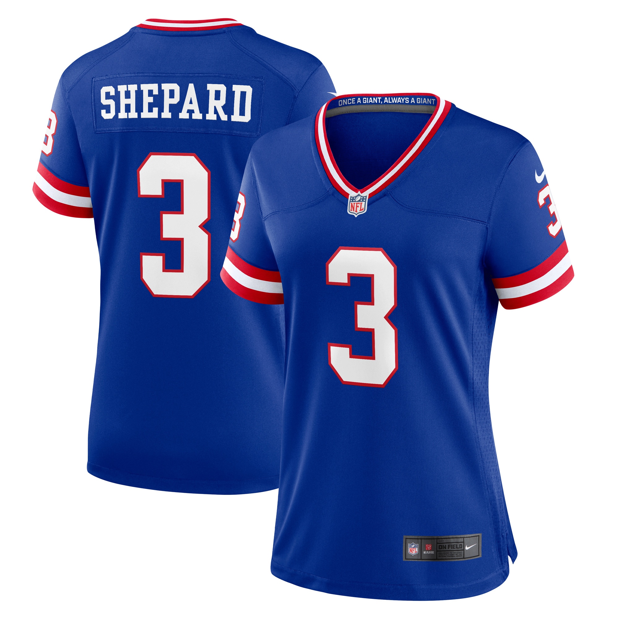 New York Giants Sterling Shepard Royal Player NFL Jersey Women's