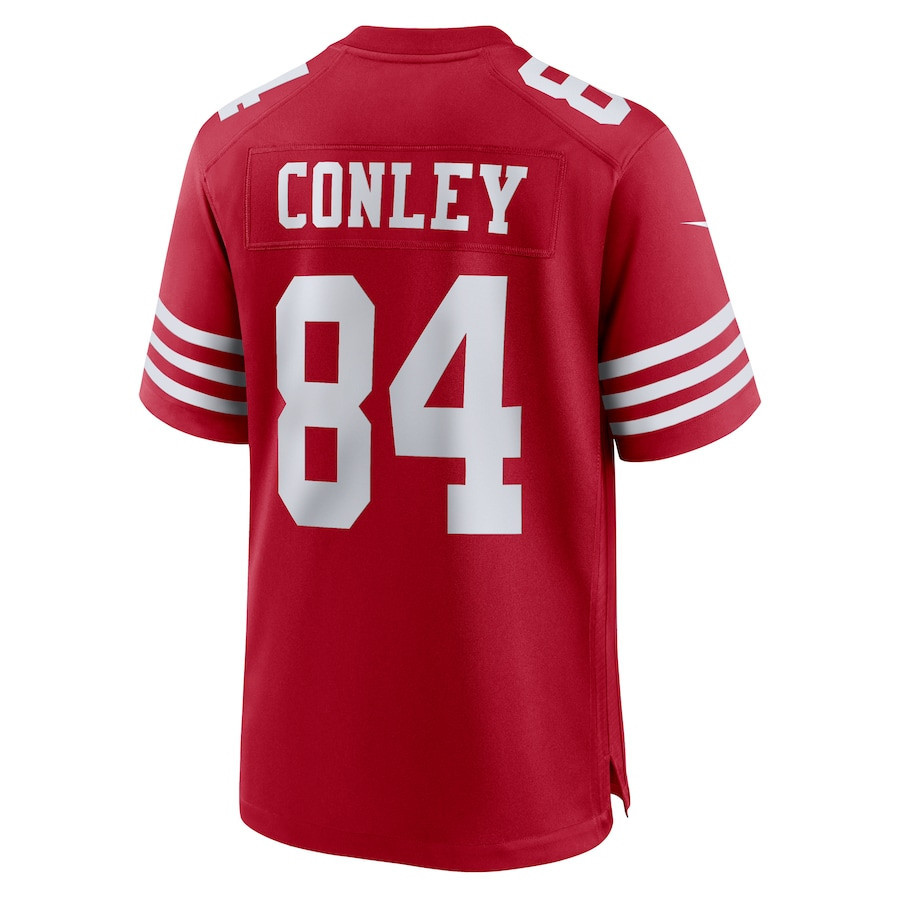 Chris Conley 84 San Francisco 49ers Game Scarlet NFL Jersey Men's