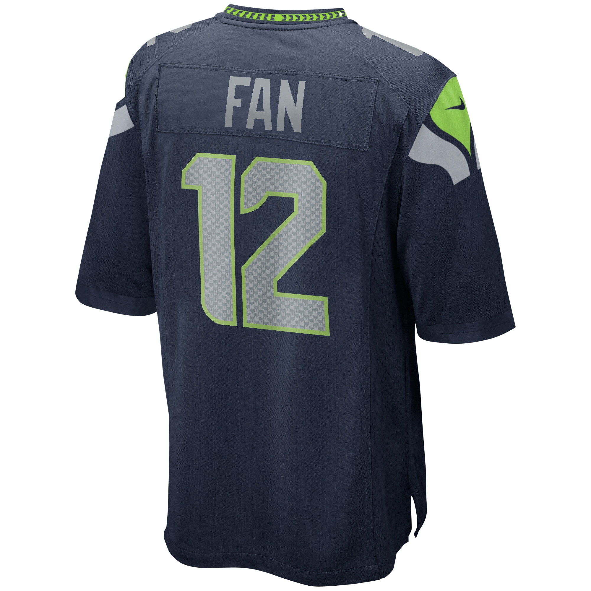 Seattle Seahawks 12s College Navy Team Game NFL Jersey Men's