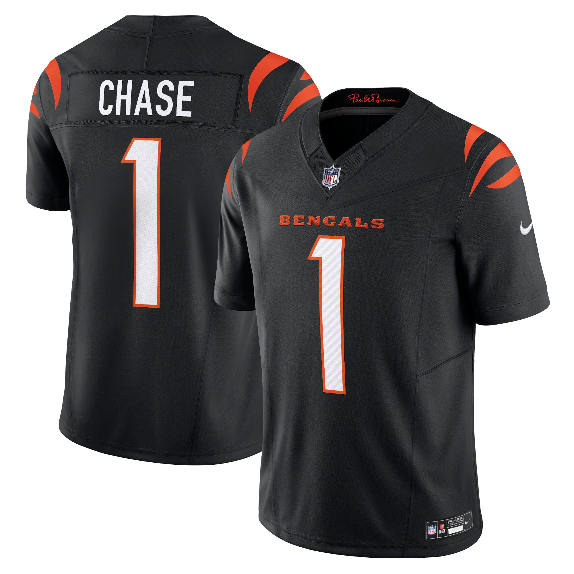 Cincinnati Bengals Ja'Marr Chase Black Vapor F.U.S.E. Limited NFL Jersey Men's