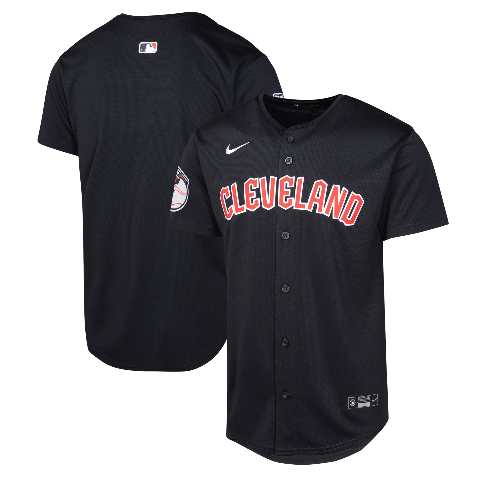 Cleveland Guardians Navy Alternate Limited MLB Jersey Youth