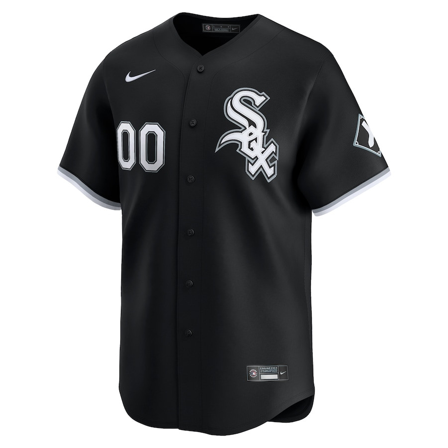 Chicago White Sox Alternate Limited Custom Black MLB Jersey Men's