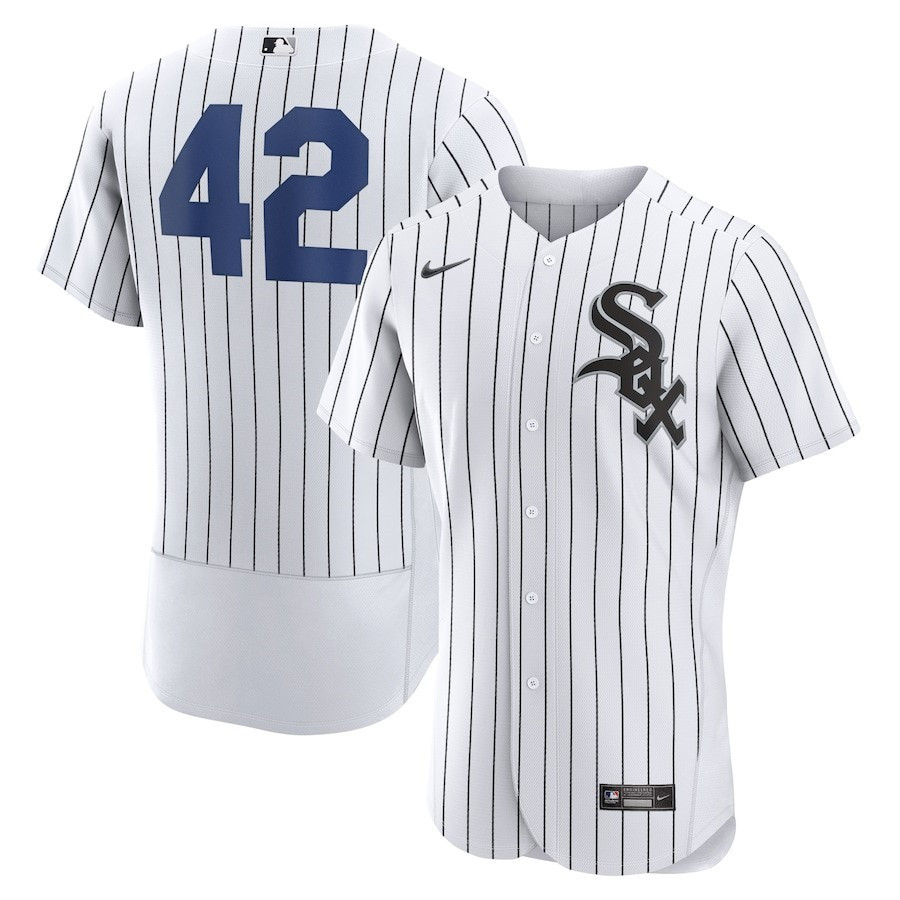 Chicago White Sox 2023 Jackie Robinson Day Elite White MLB Jersey Men's