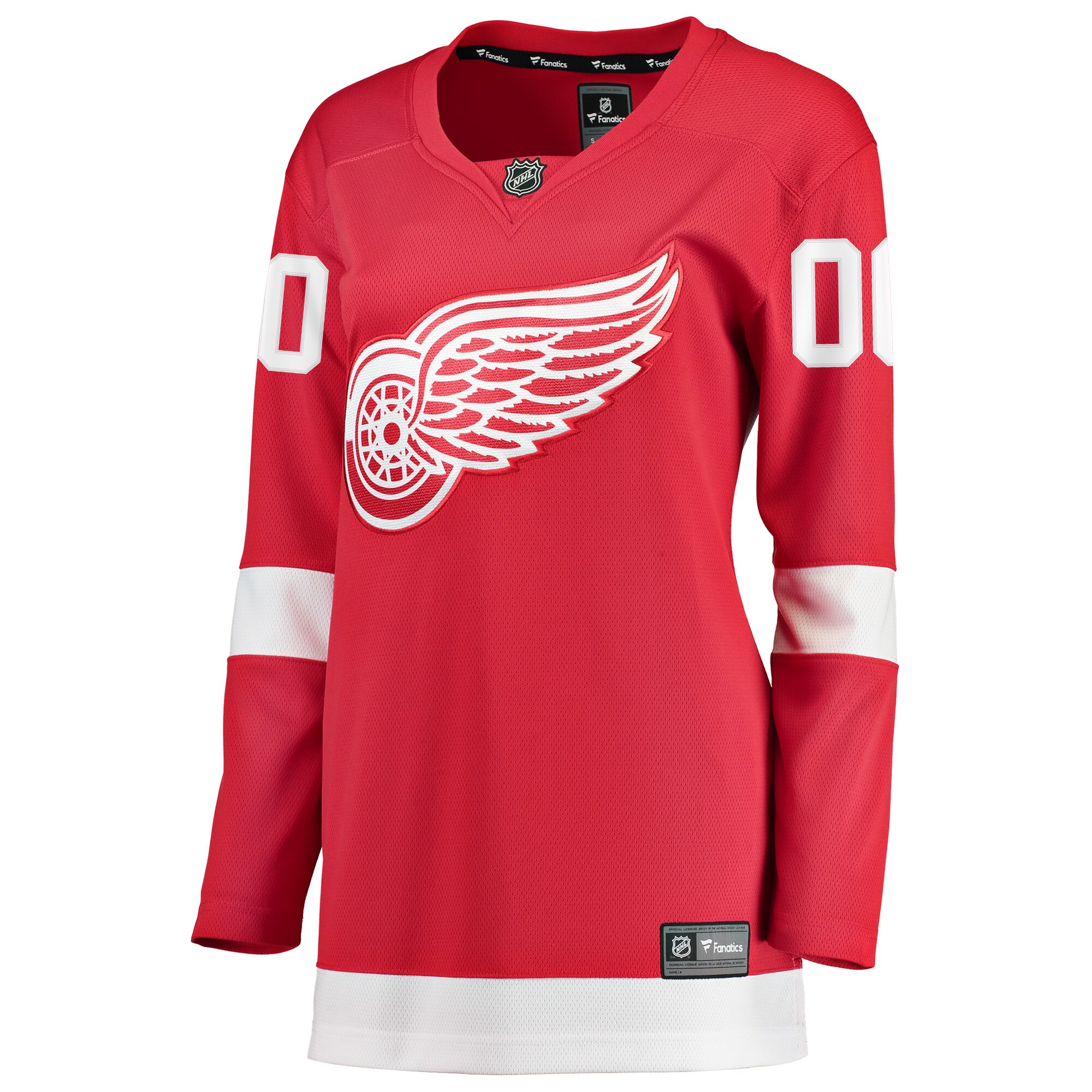 Detroit Red Wings Red Home Breakaway Custom NHL Jersey Women's