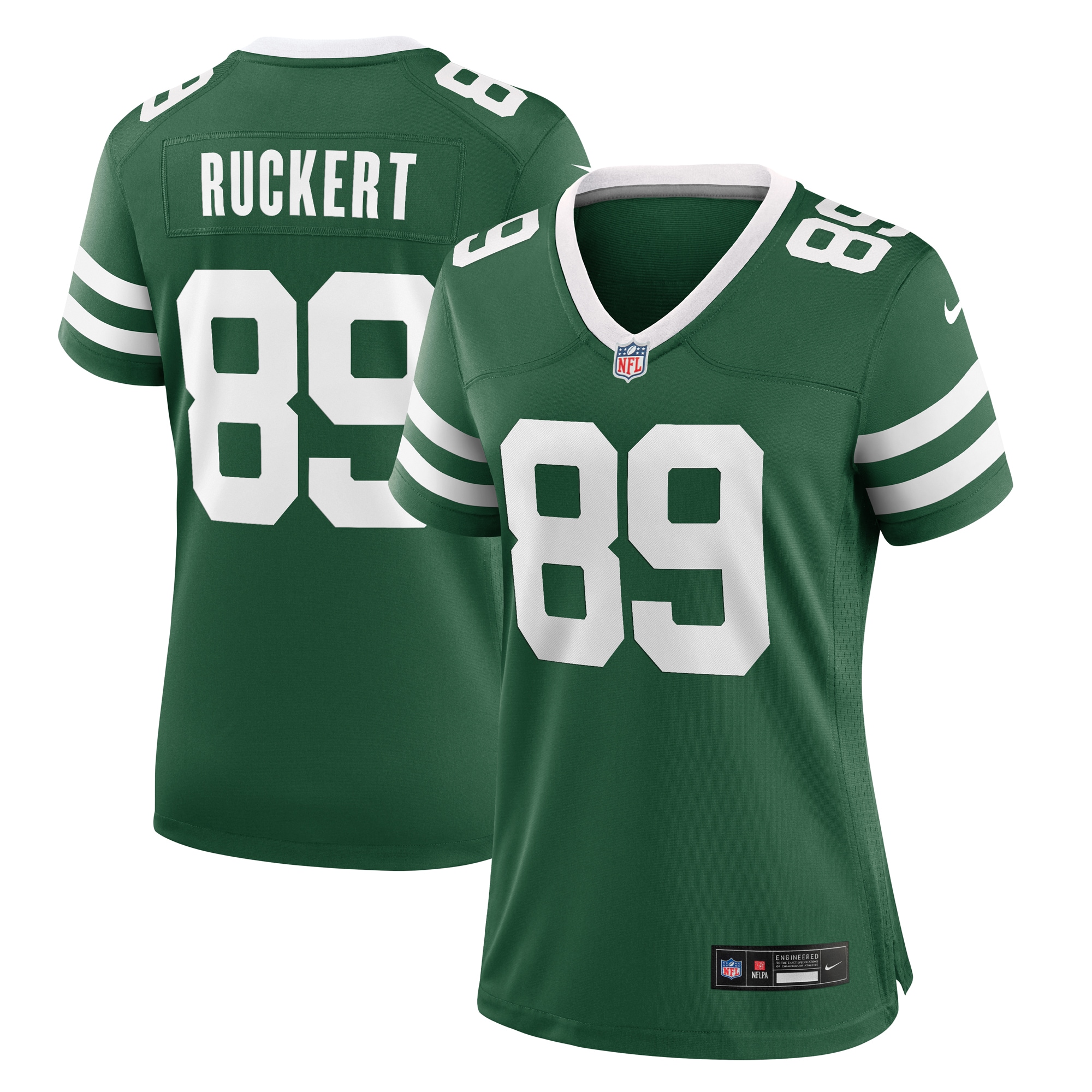 New York Jets Jeremy Ruckert Legacy Green Team Game NFL Jersey Women's