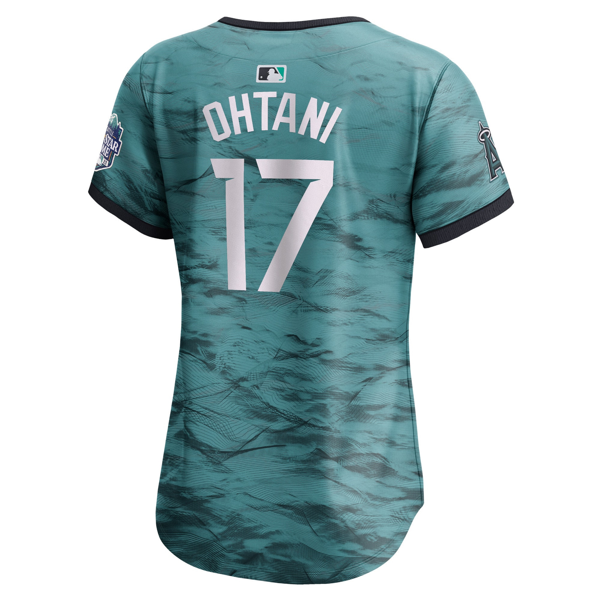 Shohei Ohtani 17 American League 2023 All Star Game Limited Teal MLB Jersey Women's