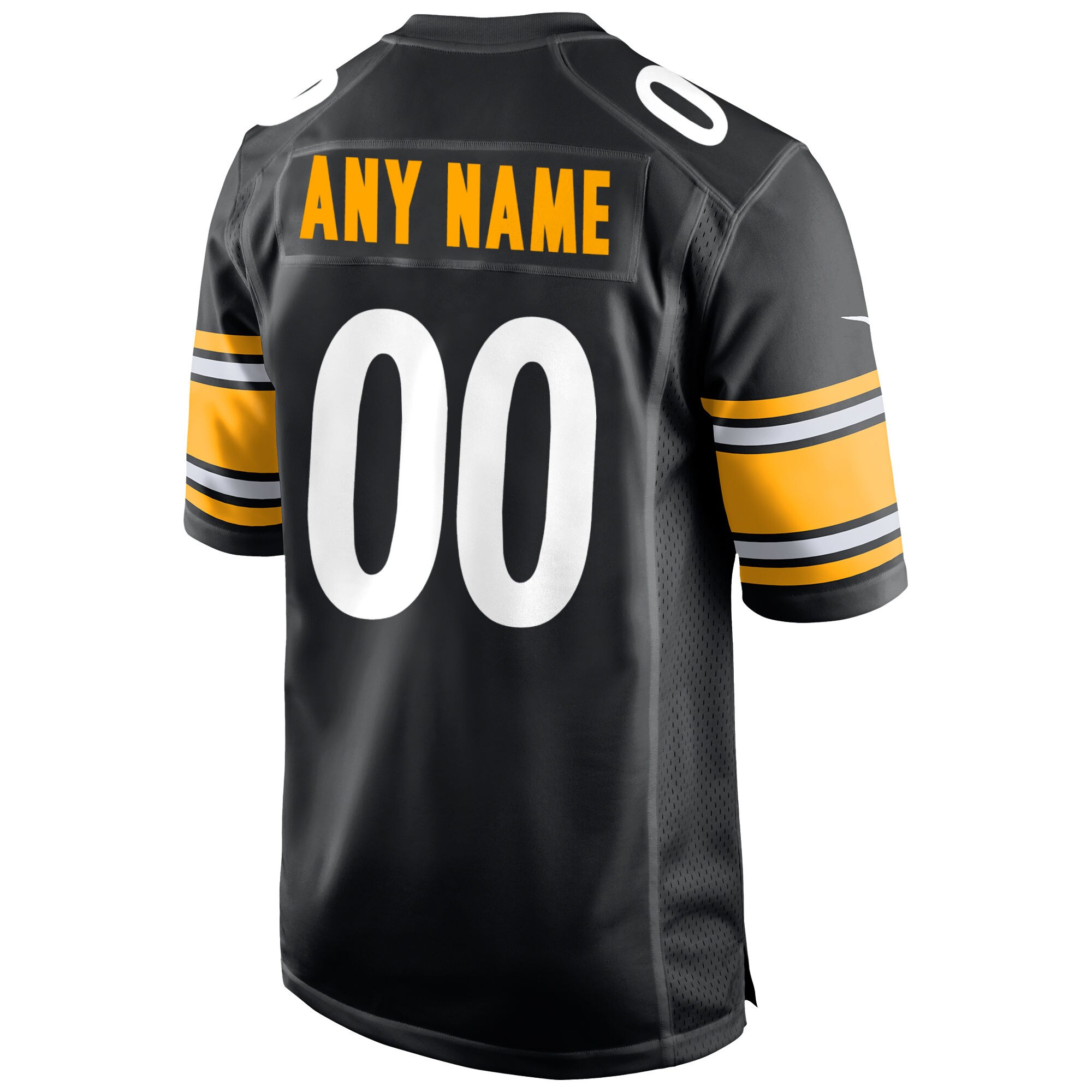 Pittsburgh Steelers Black Custom Game NFL Jersey Men's